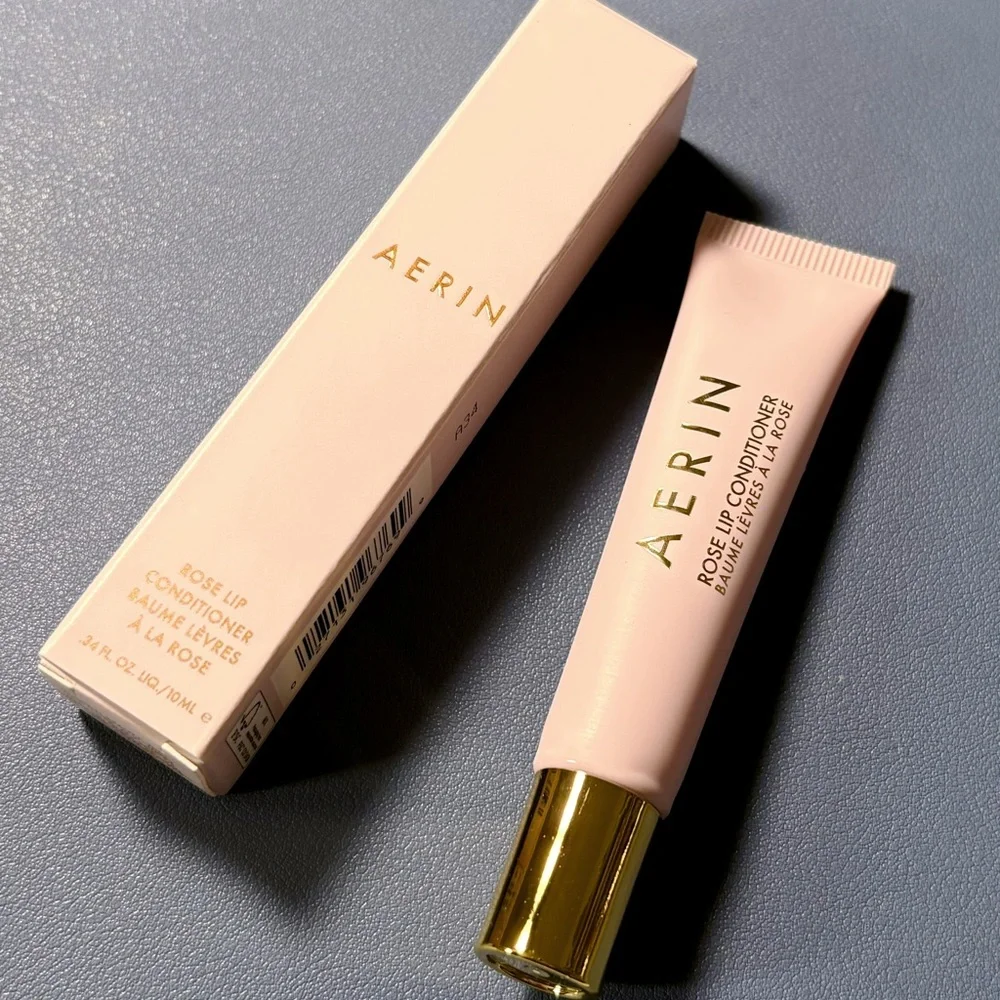 AERIN Rose Lip Conditioner Balm 0.34 oz / 10 ml NEW IN BOX FULL SIZE Authentic